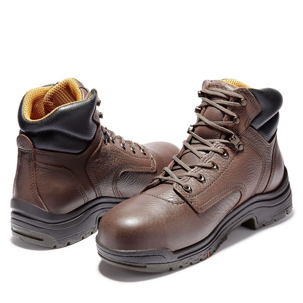 Bocanci De Muncă Timberland Barbati Maro - Pro® Titan® 6\" Alloy Toe - Romania - OHMYVQ914